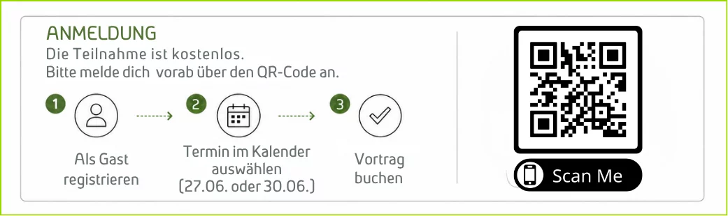Anmeldung Vorträge Ernährung