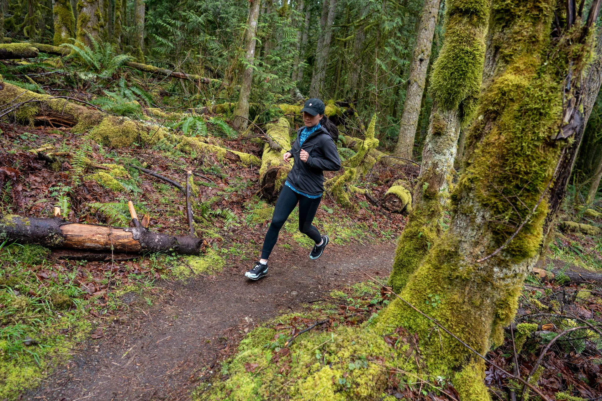 Trail Woman Woods